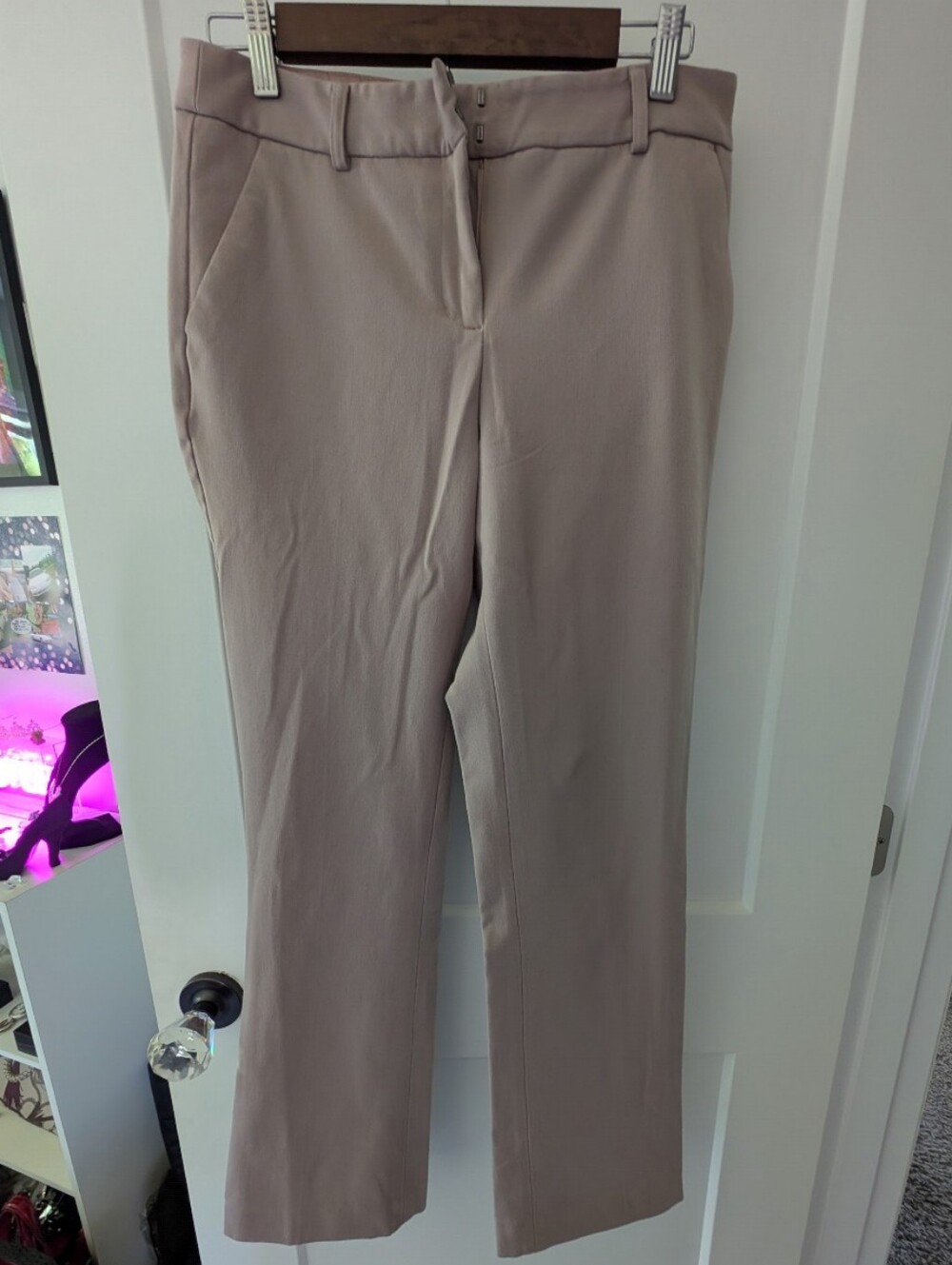 Express Straight-Leg Dress Pants
